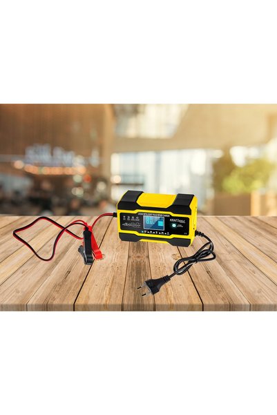 Kraft&dele ÎNCĂRCĂTOR AUTO RECHARGEABIL AUTOMAT CU ECRAN LCD, FUNCȚIE DE REPA...