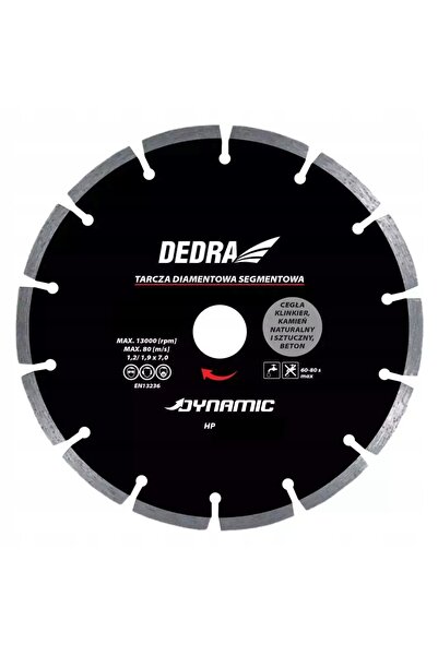 Dedra-Polonia Disc diamantat segmentat DEDRA 250/25,4 pentru beton HP2117E