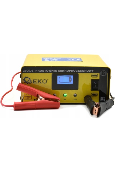 Gekoahşap ÎNCĂRCĂTOR-REDRESOR MICROPROCESORAT PENTRU ACUMULATOR LCD 6V 12V 15A