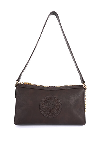 U.S. Polo Assn. Coffee-Brown Women's Shoulder Bag Us26634