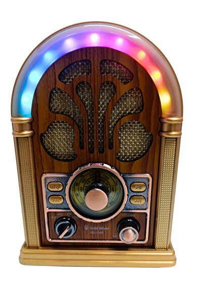 GoldSilver Gold Silver GS-1380 Retro Tasarım Nostaljik Radyo - Bluetooth, USB...