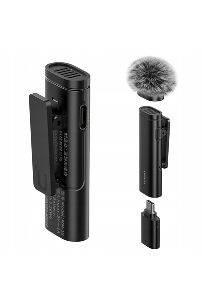LUUCCO ProTalker S2 - Microfon wireless 2.4GHz cu 2 transmițătoare, set