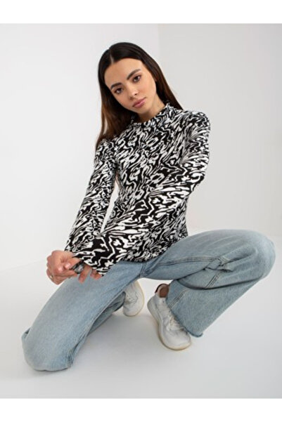 LAKERTA Bluza Dama, LAKERTA, Viscoza, Maneca lunga, Negru, model LK-BZ-509197...