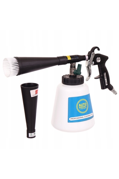 TC Technic Pistol de curățare pentru tapițerie auto, duză metalică rotativă +...