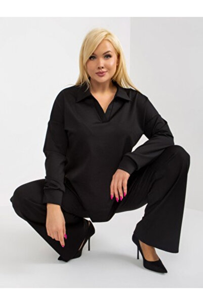 LAKERTA Compleu Dama, LAKERTA, Bumbac, Maneca lunga, Negru, model LK-KM509263...