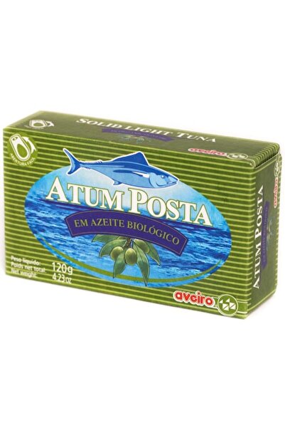 Aveiro Ton solid în ulei de măsline organic 120gr