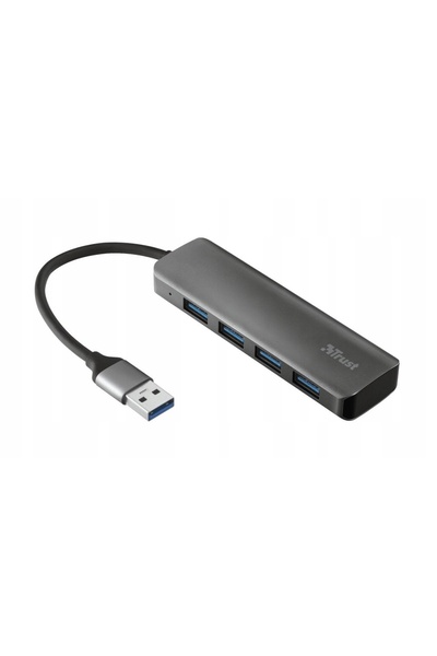 Trust Halyx Hub 4x USB-A 3.2 de 5Gb/s Aluminiu