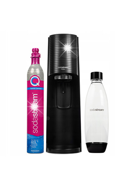 sodastream Saturator pentru apă carbogazoasă Terra Czarny Nabój cu gaz Butelka