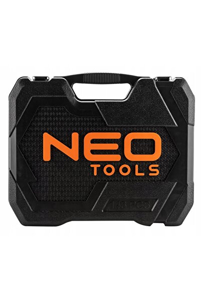 NEO Tools Set de chei tubulare 143 piese - Trusă mare de scule în valiză CrV