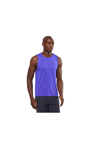 Salomon Agile Tank Men's Running Vest Lc1527500 Blue