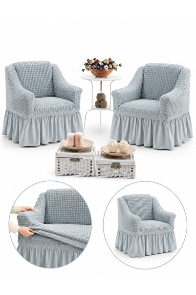 delfin Set 2 Huse Elastice Universale pentru Fotolii cu Volănaș, Material Pre...