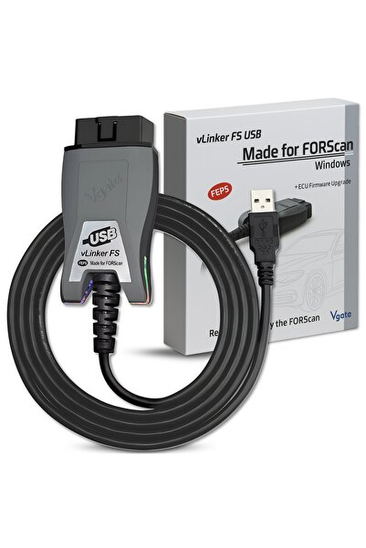 Vgate vLinker FS USB ForScan Ford CAN + Multiecuscan FIAT/ALFA/LANCIA CAN