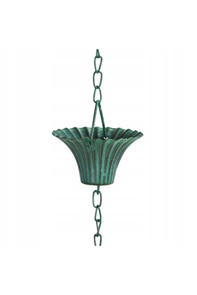 Esschert Design Lanț de zăpadă pentru colectarea apei de ploaie, 259 cm, cole...