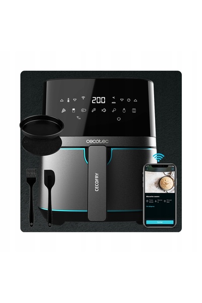 CECOTEC Friteuză fără ulei Cecofry Full InoxBlack 5500 Pro 5,5 l
