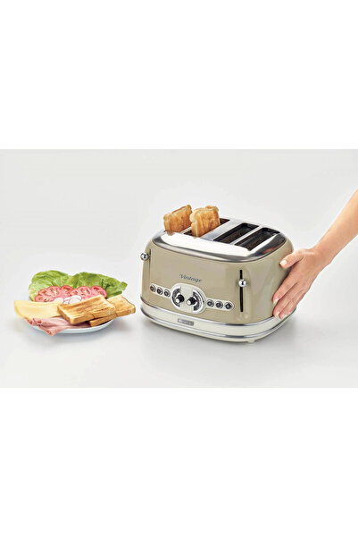 ARIETE Toster Vintage 156/03 1600W Bej 2 felii de pâine