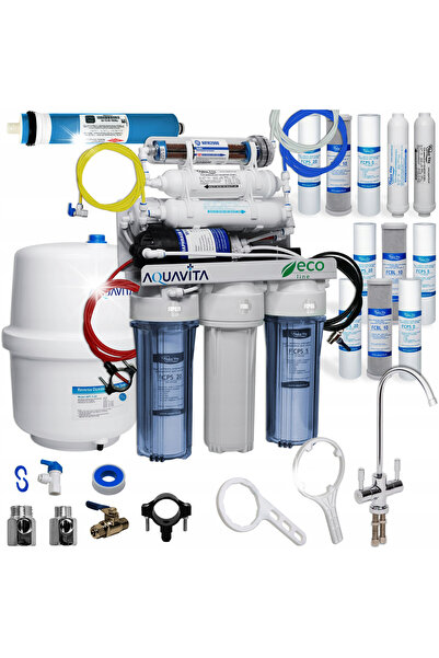 Aqua Vita Osmoză Inversată RO7 Filtru de Apă AIFIR2000 Pompă + Rezerve