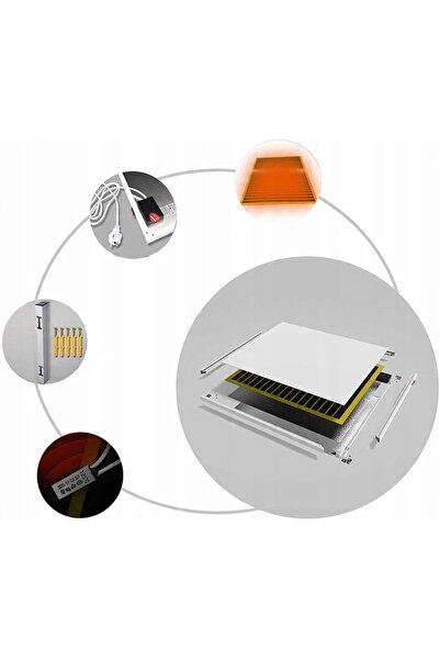 Cronos Heaters Încălzitor cu infraroșu Grafen PRO 900W Pilot WiFi