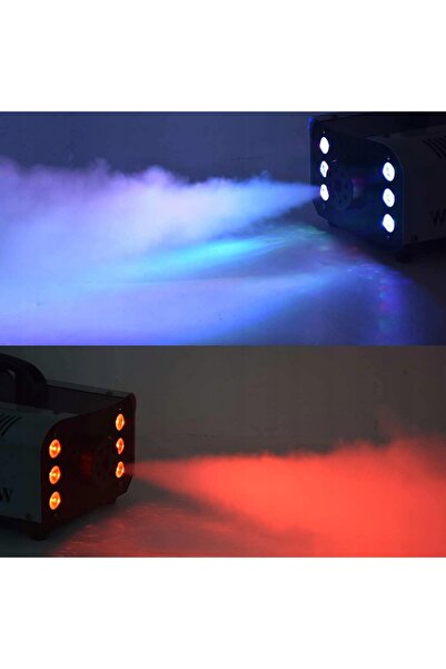 LIGHT4ME Proiector de ceață cu efect luminos, 6x3W RGB LED, putere mare 900W+...