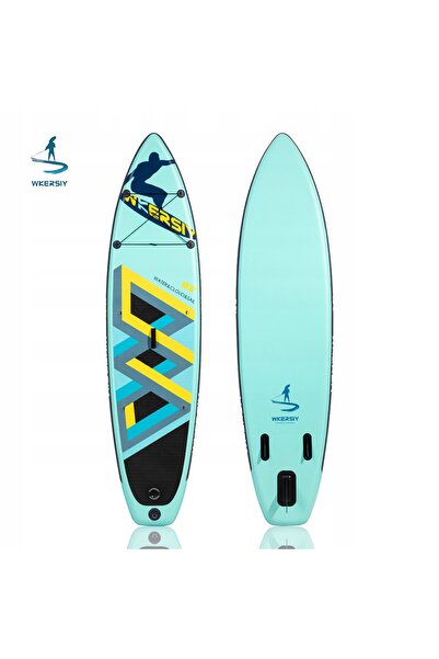 WKERSIY Deska SUP PRO 180kg placă SUP gonflabilă 340cm Vâsle Scaun Rucsac