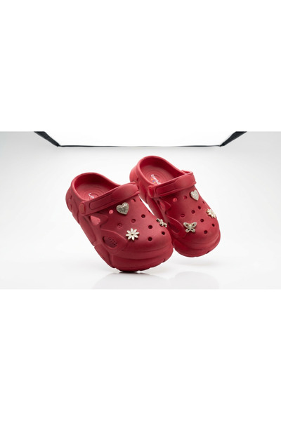 Akınal Bella Children's Eva High Sole Slippers