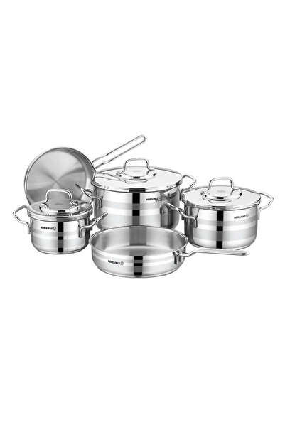 generel Astron 8Pcs Cookware Set Model - Stainless Steel Premium Quality and ...