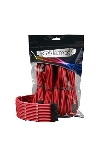 CableMod ModMesh power supply cable kit CM-PCAB-BKIT-NKR-3PC-R