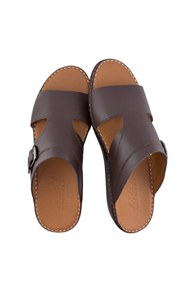 Cirino ( N-2800 ) Handmade Arabic Men's Slippers | Outdoor Arabic Sandals For...