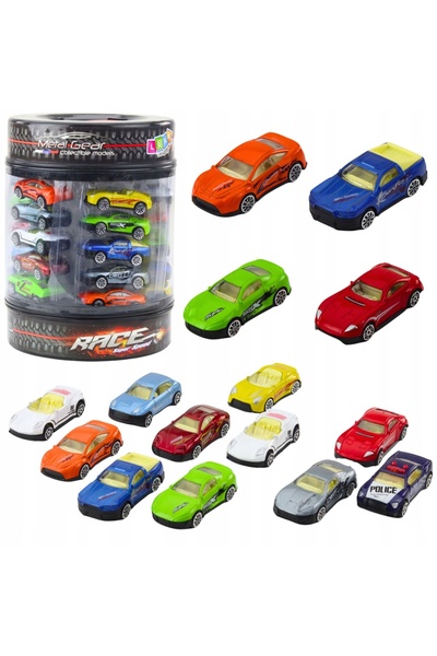 LeanToys Set de resorturi în tub pentru mașinuțe sport moderne 1:64