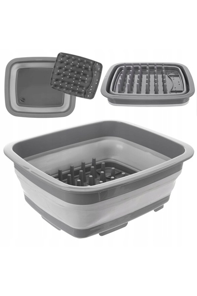 Orionis Scurgător de vase, farfurii, tacâmuri, din silicon, pliabil, pentru c...