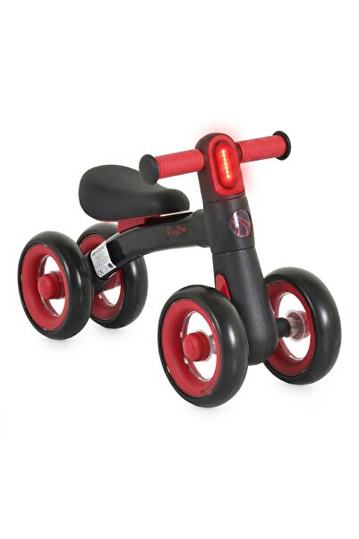 byox Bicicleta de echilibru cu 4 roti RollyBoo, cu iluminare LED in ghidon, t...