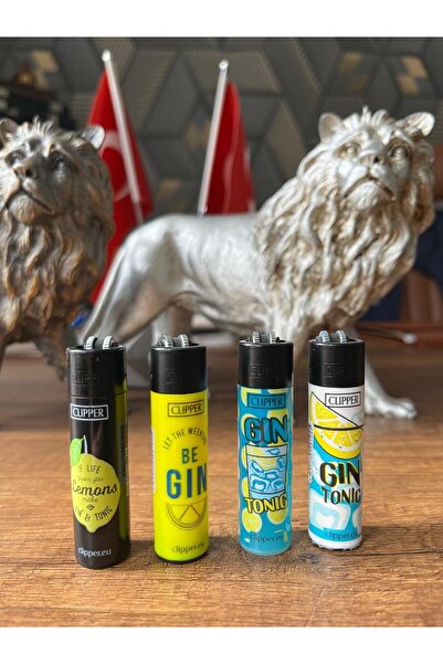 Clipper Limon Serisi Koleksiyonculara Özel 4 Adet Çakmak
