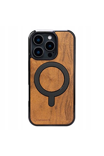 BewooDesign Husă din lemn Bewood pentru iPhone 16 Pro IMBUIA cu MagSafe