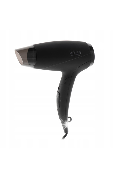 adler Uscător de păr 1400W pliabil, concentrator, cu înveliș cauciucat, aer rece