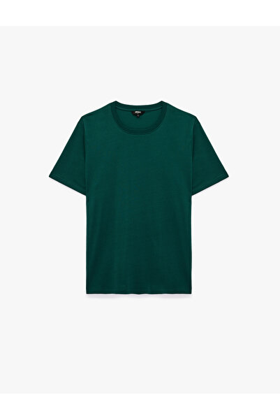 Koton Cotton Short Sleeve Crew Neck Slim Fit Men's Basic T-Shirt