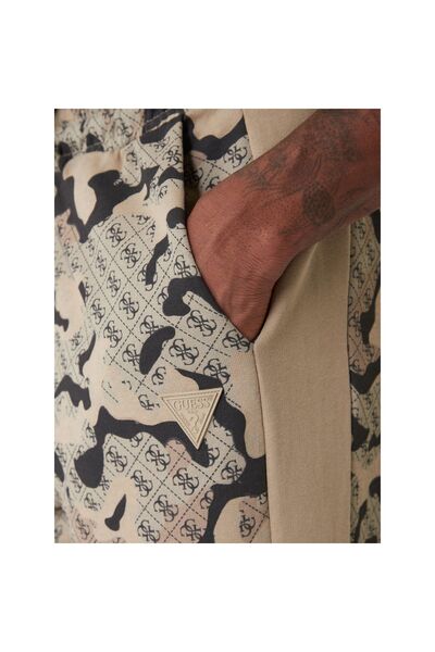 Guess Pantaloni de trening pentru bărbați Z6RB02K9YI1 Bej