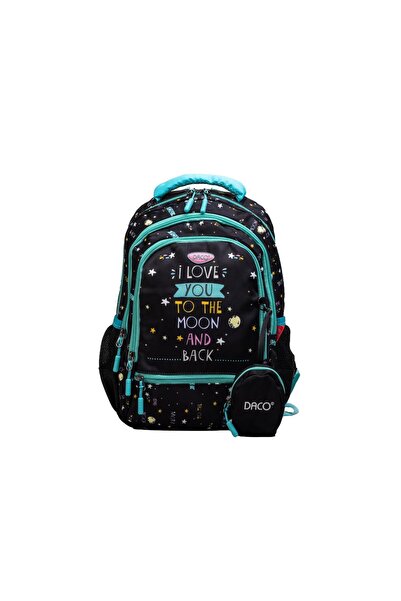 daço Ученическа раница Love to the Moon 38 см Daco