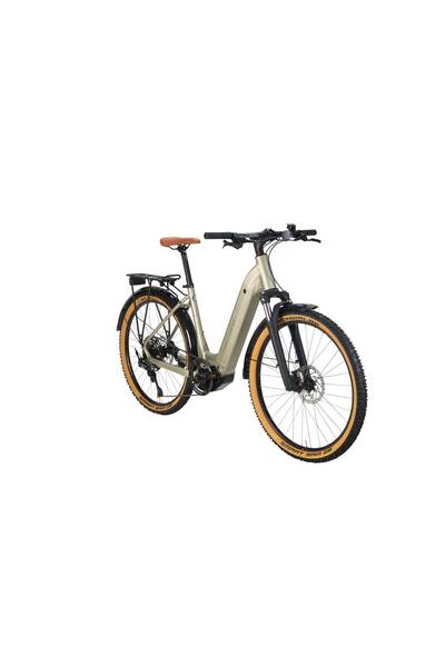 Carraro Kifuka S 27.5" 1x11-V HD Elektrikli Dağ Bisikleti - Mat Yeşil-Koyu Yeşil-Gümüş - 44 Cm