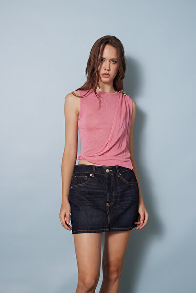 Nisan Dolloped Knitwear T-Shirt