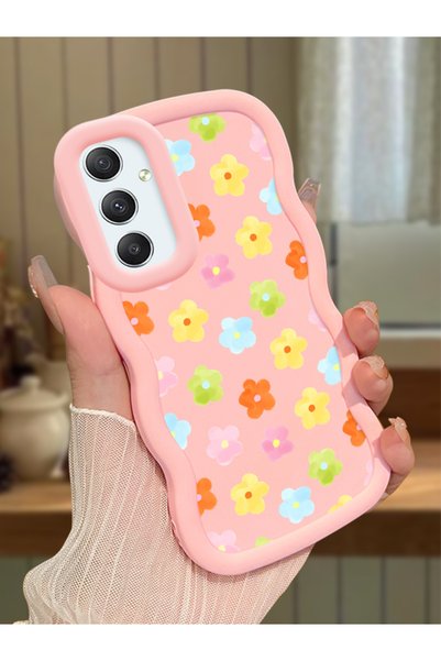Hontinga Samsung Galaxy A34 5g Compatible Case Camera Protector Pink Silicone...