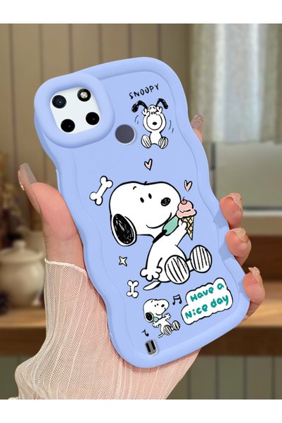 Hontinga حافظة متوافقة مع هاتف Realme C21Y، حافظة حماية للكاميرا من السيليكون...
