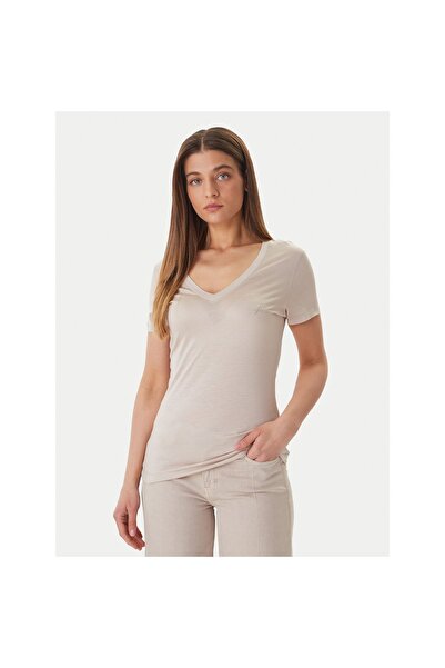 Guess Tricou de damă W5GP31KCSX2 Bej