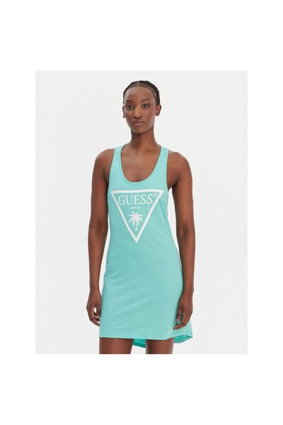 Guess Rochie de plajă pentru femei E3GP03JA914 Verde