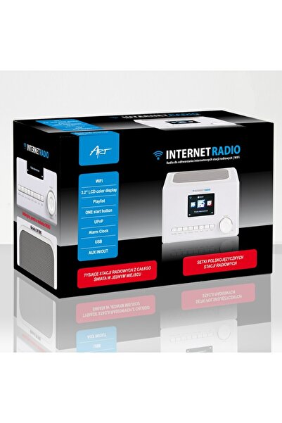 ART RADIO INTERNET 1002 WiFi USB AUX LCD 3W ALB