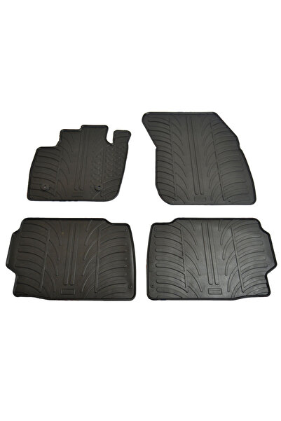 Gledring Covorase cauciuc Ford Mondeo 2015->,presuri culoare Negru, 4buc.