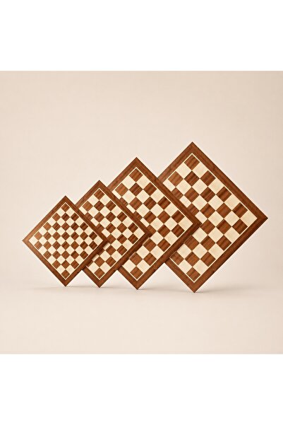 Sunrise Chess & Games Chessboard size no. 5 (without notation) mahogany/sycamore