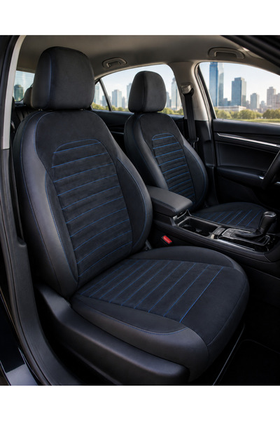 ACKSTORE Volkswagen Sharan Compatible Leather Detailed Car Seat Cover Set of ...