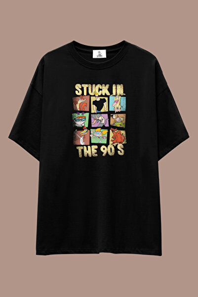 UmbraWear 90's Vibe Series Loose Fit T-Shirt |   Unisex 100% Cotton Black & W...