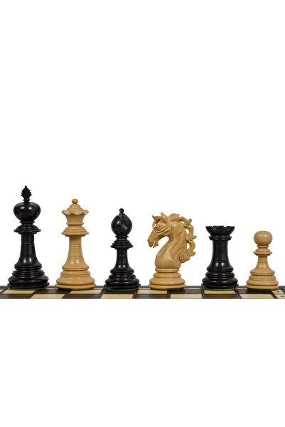 Sunrise Chess & Games Παραδοσιακό σετ σκάκι Άνω-Κάτω ADIOS Έβενος/CIS 4 "