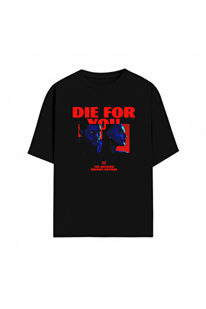 Grafftee Clothing The Weeknd Grafik Baskılı Oversize Unisex Bisiklet Yaka Tiş...
