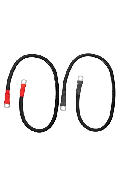 OEM Cablu cupru fi 25mm- 2*1.2M+papuci M6 din cupru, pentru instalatii fotovo...